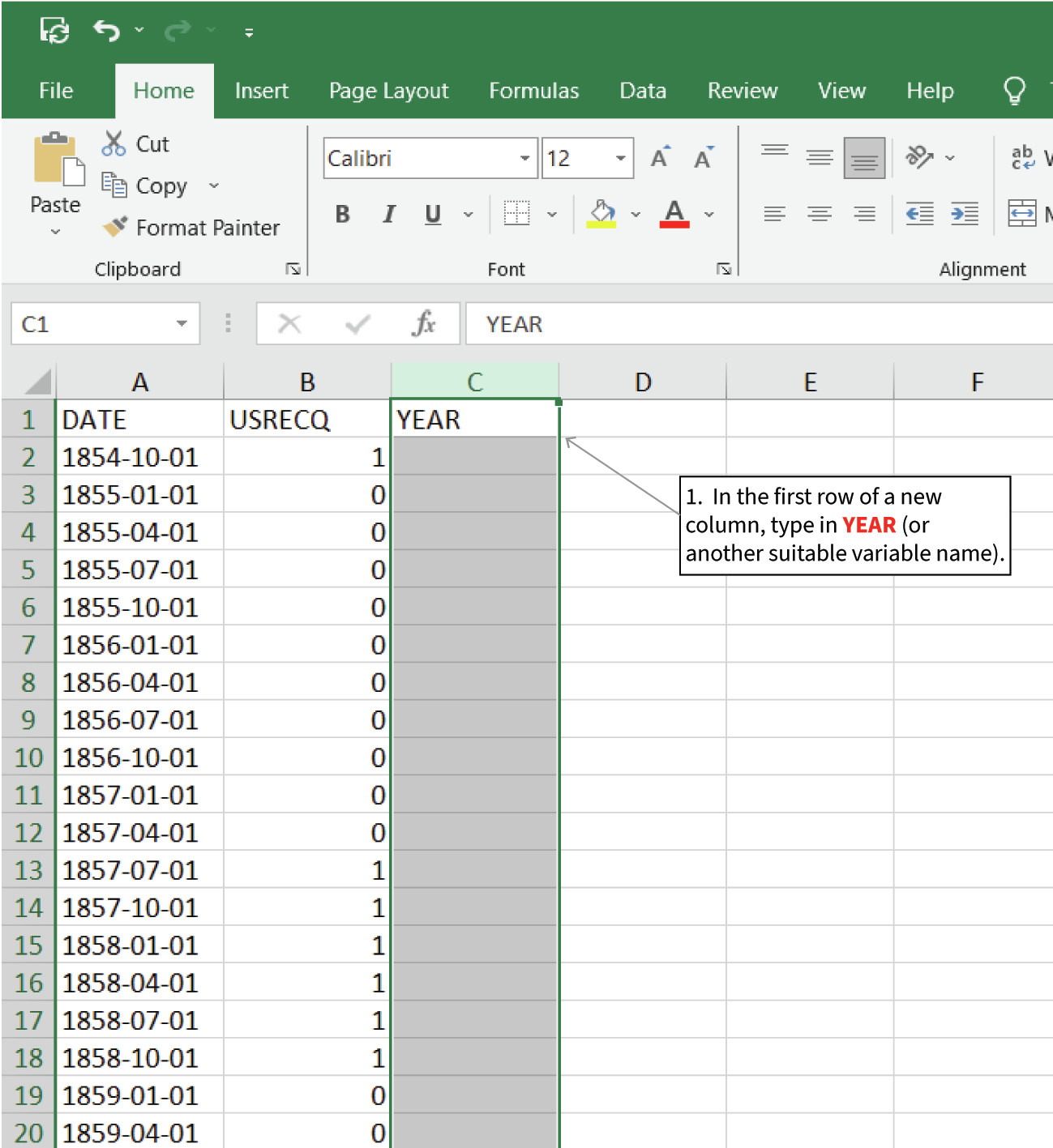 Creating consistent date variables
