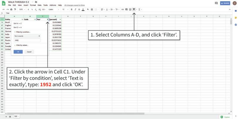 How to draw a column chart with sorted values.
